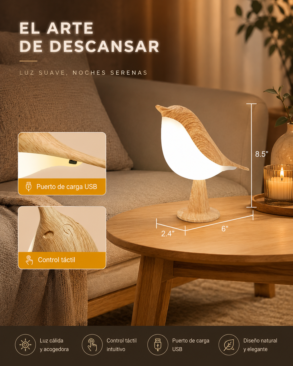 Lámpara Pájaro · Edición Ambiente