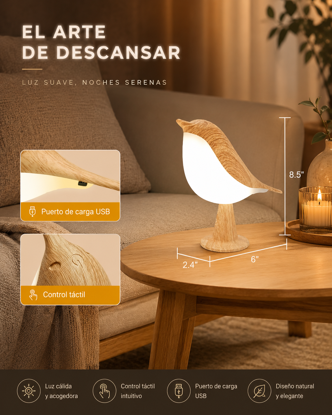 Lámpara Pájaro · Edición Ambiente