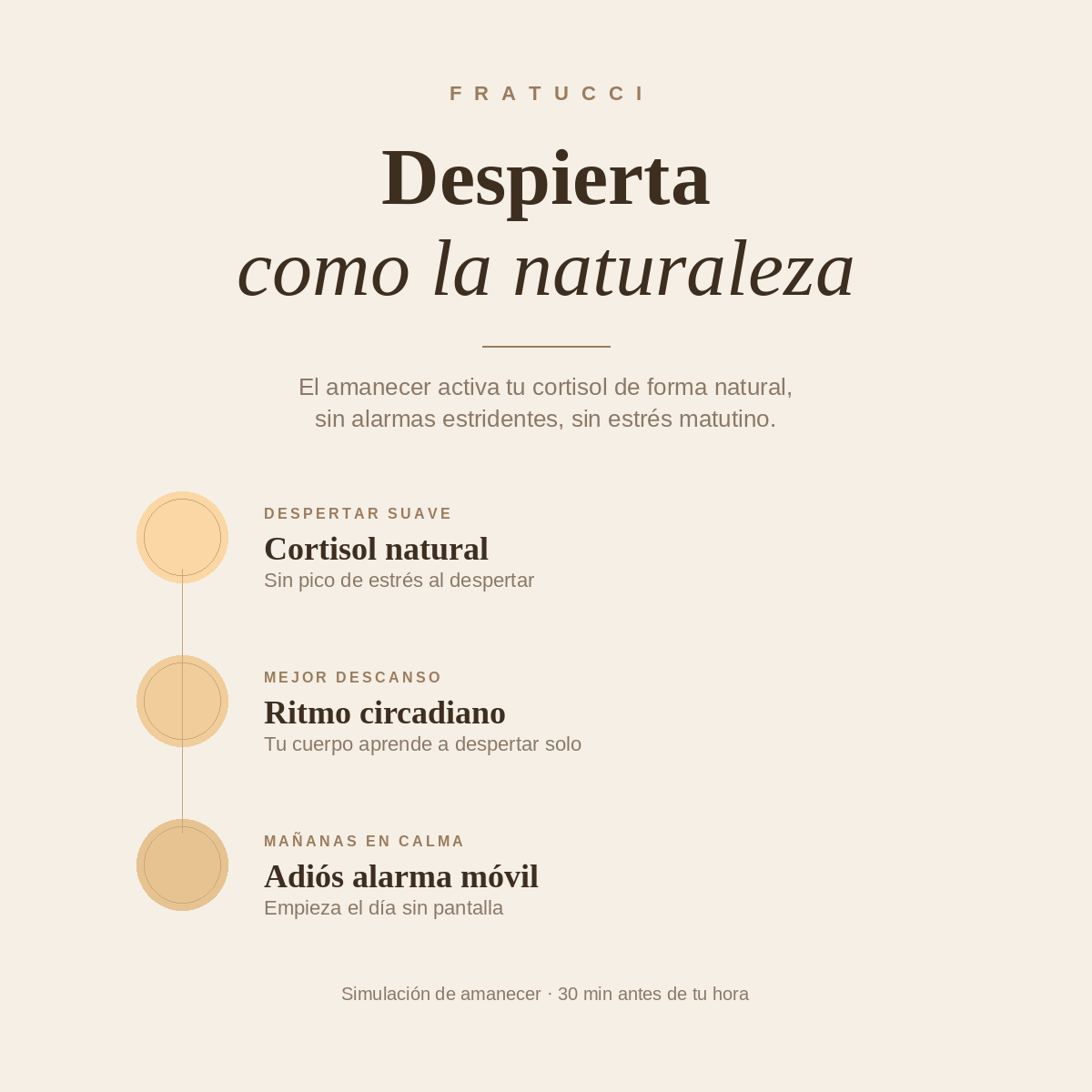 Despertador Amanecer · Edición Noche
