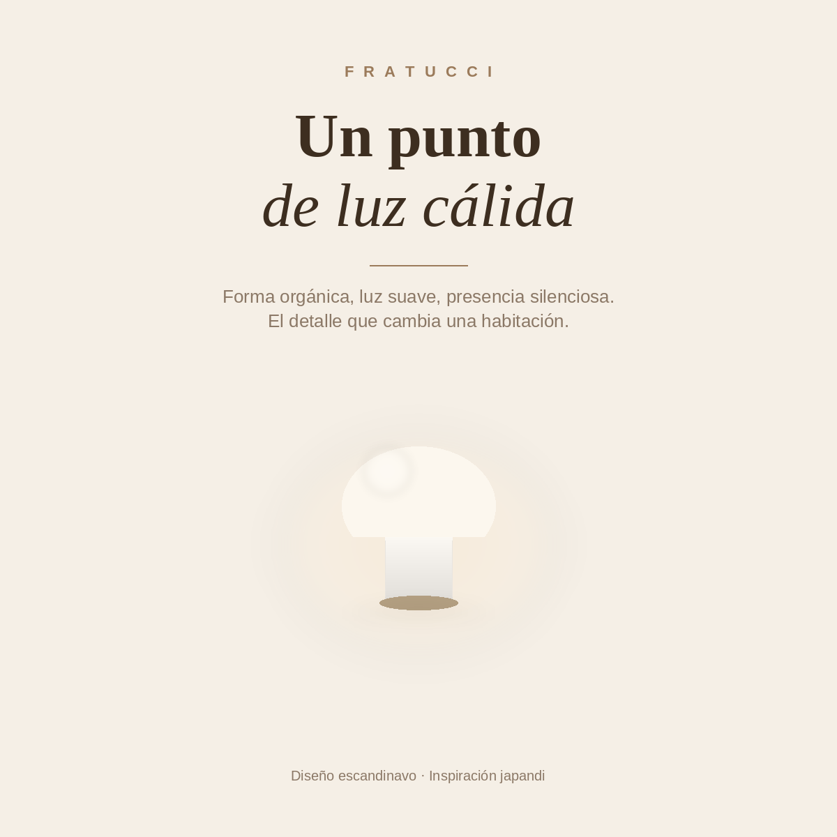 Lámpara Seta · Edición Ambiente