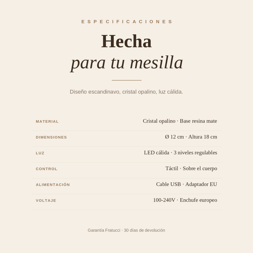 Lámpara Seta · Edición Ambiente