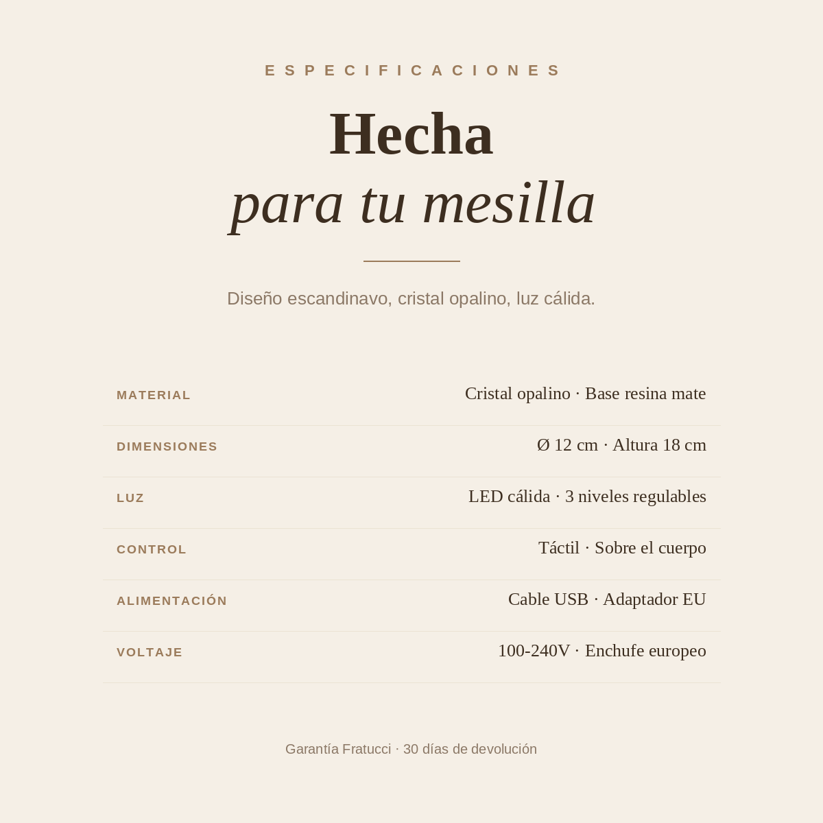 Lámpara Seta · Edición Ambiente